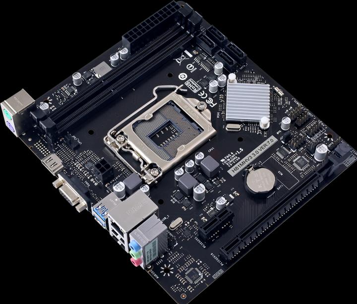 Productafbeelding Biostar MB H81MHV3 V3.0 H81,S1150,mATX,DDR3,Intel (LGA 1150, Intel H81, mATX)