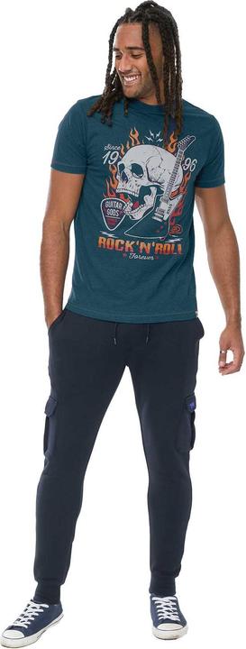 Actual product image DUKE Mens Neal D555 Skull Crew Neck Kingsize T-Shirt (3XL)