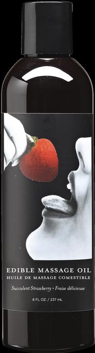Productafbeelding Shots Strawberry Edible Massage Oil (237 ml)