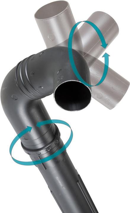 Image du produit Makita Kit de nettoyage de gouttières (Aspirateur + souffleur de feuilles, Support pour machines de jardinage)