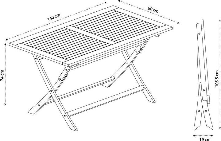 Immagine prodotto Contini Tavolo da giardino (80 cm)