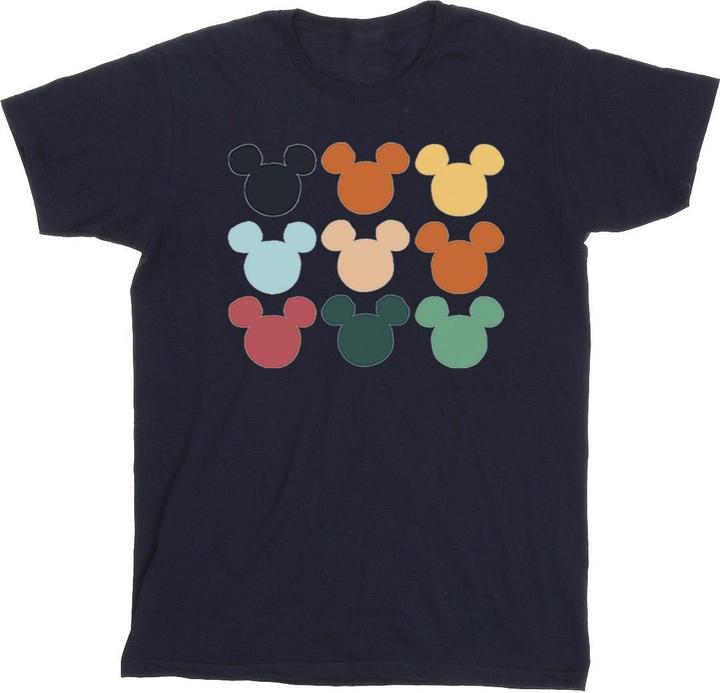 Disney Mickey Mouse Heads Square TShirt (XL)