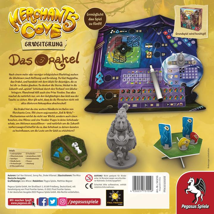 Produktbild Pegasus Merchants Cove: Das Orakel (Erweiterung) (Deutsch)