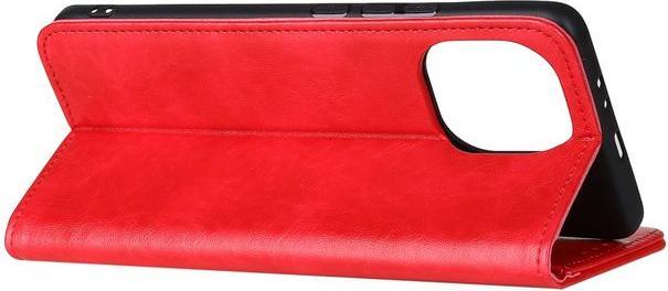 Actual product image MU Classic Crazy Horse V Leather Bookcover Series (Xiaomi Mi 11i)