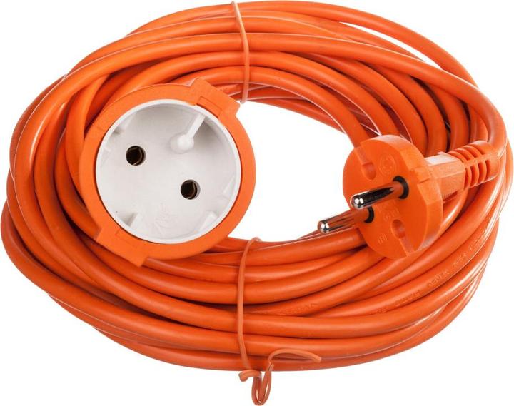 Emos Gartenverlängerungskabel ohne Erdung 10 m orange (P01310) (10 m)