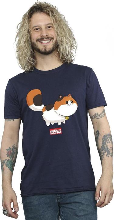 Actual product image Disney Mens Big Hero 6 Baymax Kitten Pose T-Shirt (XL)