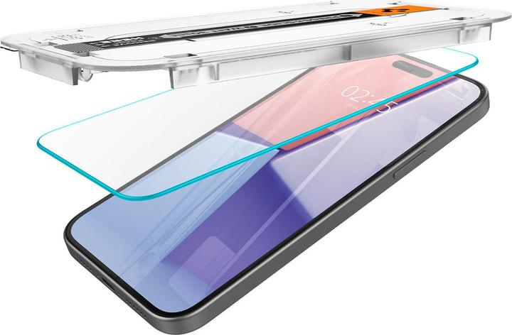 Produktbild Spigen Glas.TR EZ Fit (2 Stück, Apple iPhone 15)