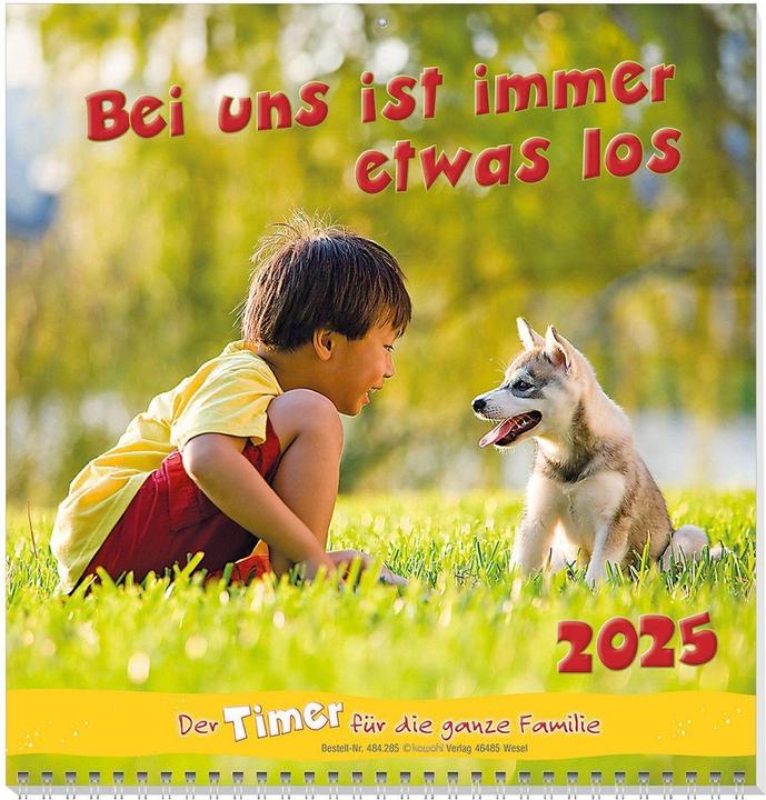 Produktbild Bei uns ist immer etwas los 2025 (30 x 31 cm, Harter Einband, Deutsch)