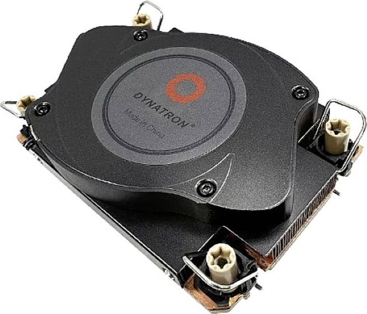 Image du produit Dynatron N3 Intel CPU cooler 1U 4189-4-5 P4-P5 ou P+ Copper1100 Heatsink with Vapor Chamber Base act (27 mm)