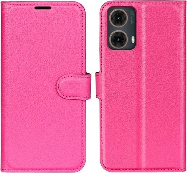 Produktbild MU Classic Litchi Leder Bookcover Series (Motorola Moto G85)