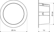 Produktbild Steinel LED Downlight RS PRO DL 150 SC (1109 lm)