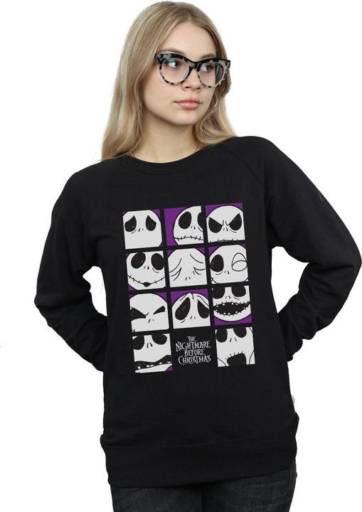 Produktbild Disney Nightmare Before Christmas Many Faces Of Jack Squares Sweatshirt (XL)
