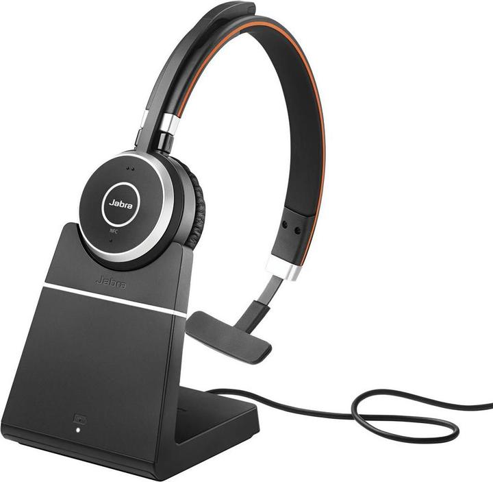 Actual product image Jabra Evolve 65 MS Mono incl. charging station (Wireless, USB-A)