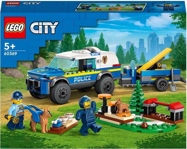 Produktbild LEGO Mobiles Polizeihunde-Training (60369, LEGO City)