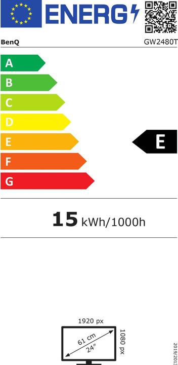 Energie-Label BenQ GW2480T (1920 x 1080 Pixel, 24")
