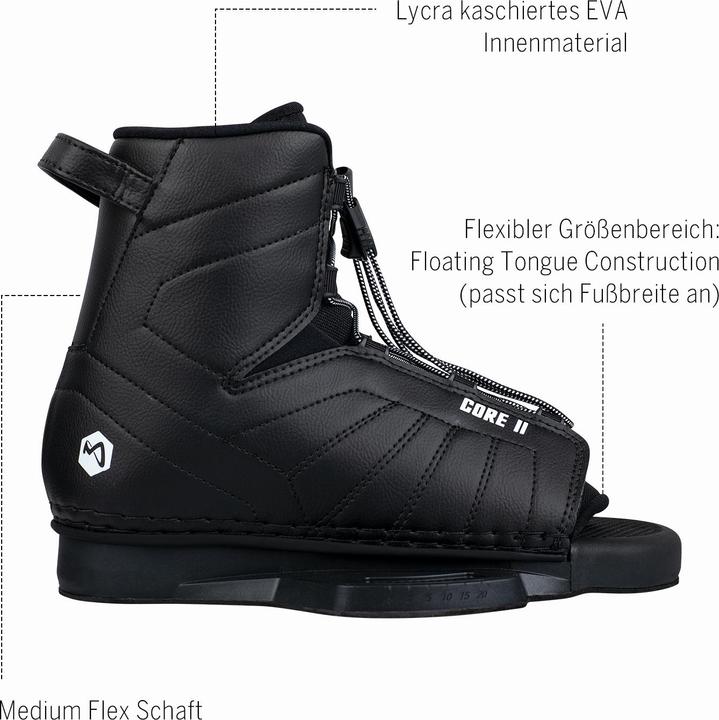 Produktbild Mesle Wakeboardbindung Core