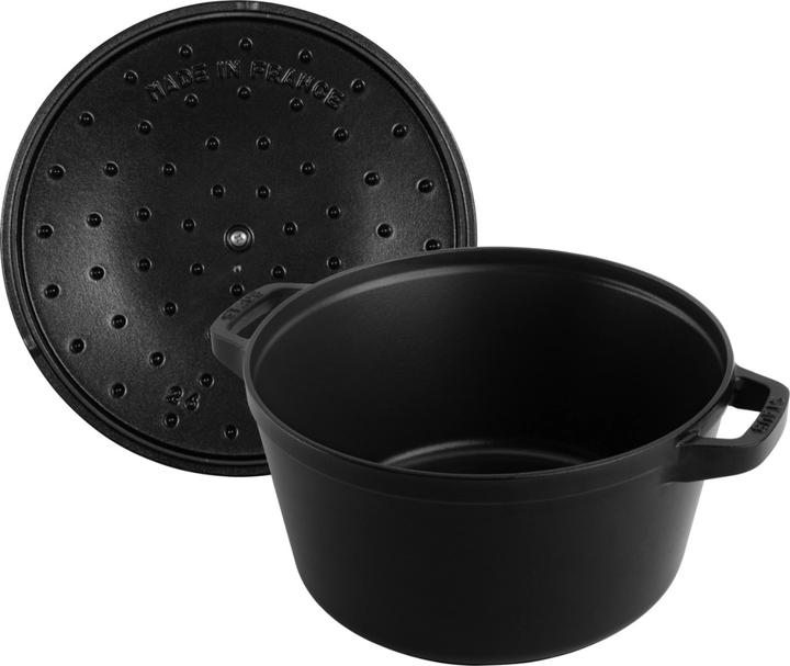 Produktbild Staub Cocotte (24 cm, Bräter + Schmortopf, Gusseisen)