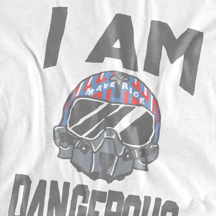 Actual product image Top Gun Mens I Am Dangerous T-Shirt (S)