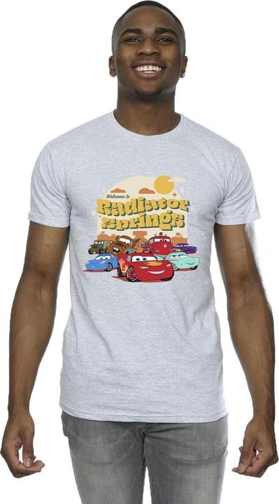 Immagine prodotto Disney Cars Radiator Springs Group Maglietta Uomo (4XL)