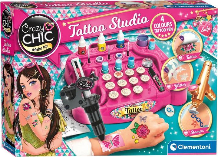 Produktbild Clementoni Crazy Chic- Tattoo Studio