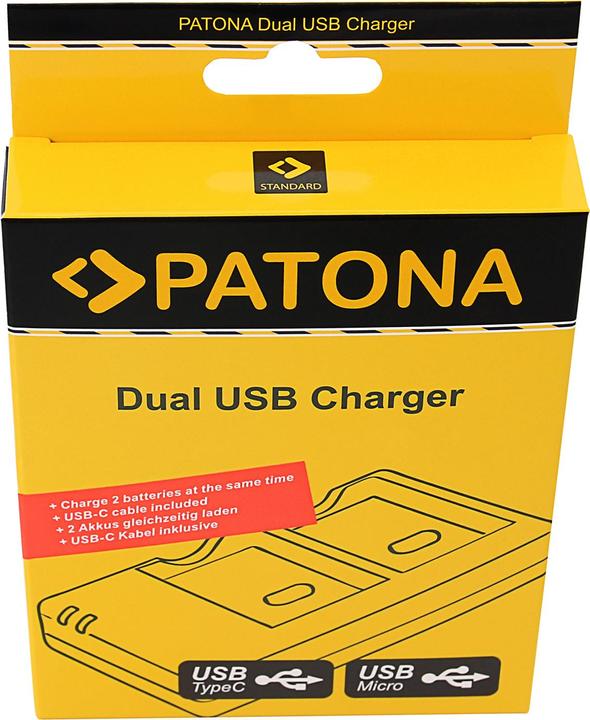 Actual product image Patona Dual Charger FM500H (Charger)