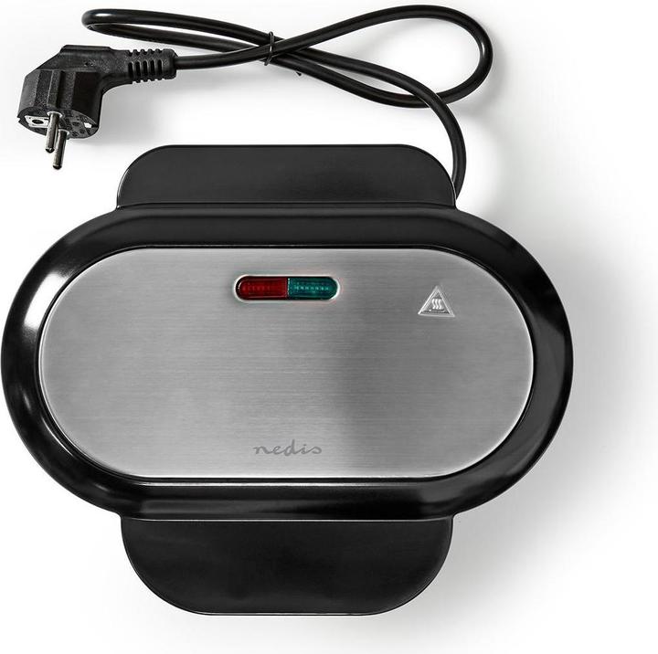 Produktbild Nedis Hamburger Macher | 1000 W | 10.5 cm | Automatischer Temperaturkontrolle | Kunststoff / Metall