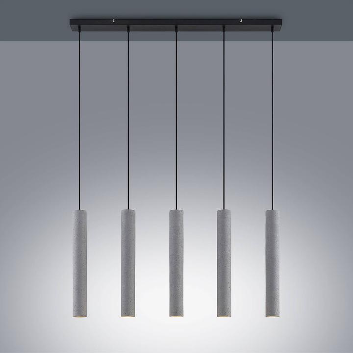 Produktbild Lindby Concretto 5 Pendelleuchte Concrete (GU10)