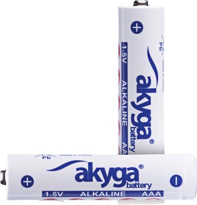 Actual product image Akyga AAA LR03 Mignon (AA)-Batterie Alkali-Mangan 1300 mAh 1.5 V 4 St. (4 pcs., AAA, 1300 mAh)