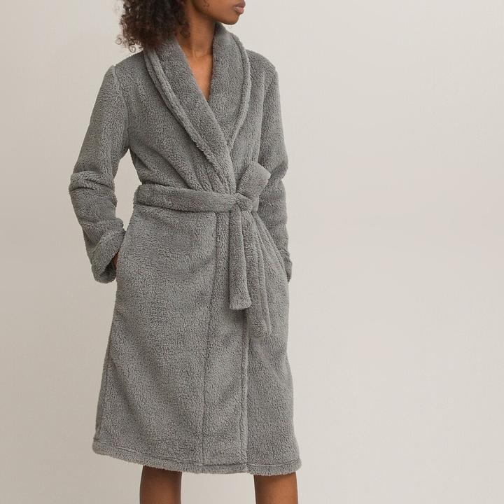 Actual product image La Redoute Collections Fleece dressing gown (44, 46)