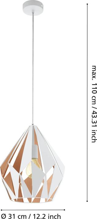 Actual product image EGLO Carlton (E27)