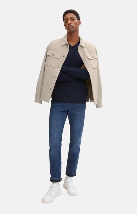 Image du produit Tom Tailor Pull en maille Basic Pull à col en V (3XL)