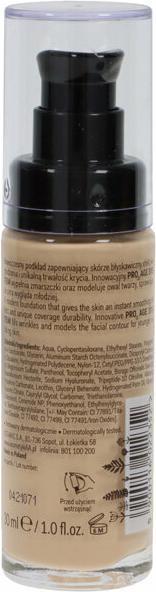 Actual product image Oceanic AA Make Up Filler Wrinkle Decrease Foundation Pro Age System Foundation Filler Wrinkles 103 Light At (103 Light Beige)