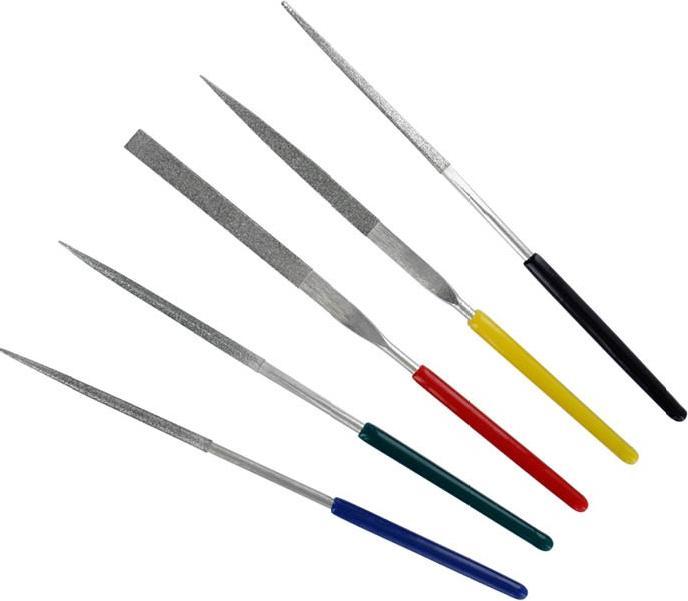 Actual product image Vallejo 5pc diamond file set 100mm (T03004)