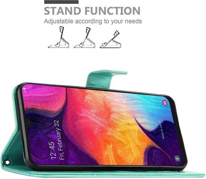 Immagine prodotto Cadorabo Copertina del libro a fiori (Samsung Galaxy A50, Samsung Galaxy A30s, Samsung Galaxy A50s)