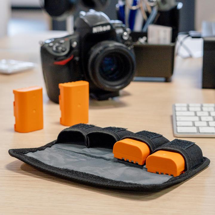 Actual product image Caruba Battery Holder Pro 4 stuks Grijs
