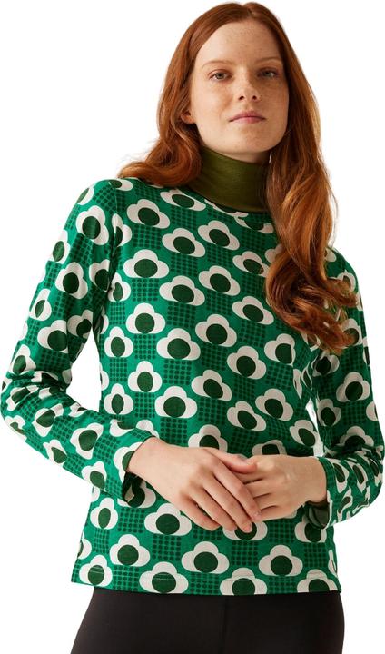 Actual product image Regatta Womens/Ladies Orla Kiely Rain Cloud Long-Sleeved Winter T-Shirt (34 D)