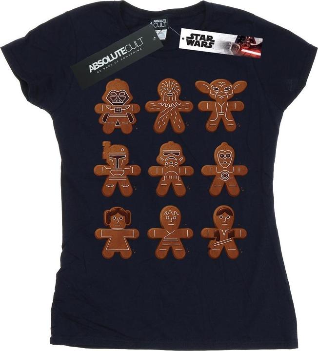 Immagine prodotto Star Wars Christmas Gingerbread Maglietta Donna (S)