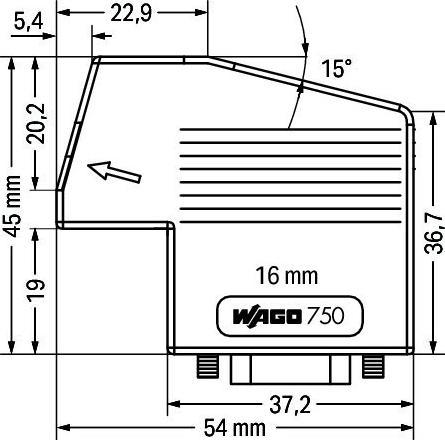 Actual product image Wago Fieldbus connector Off INTERBUS