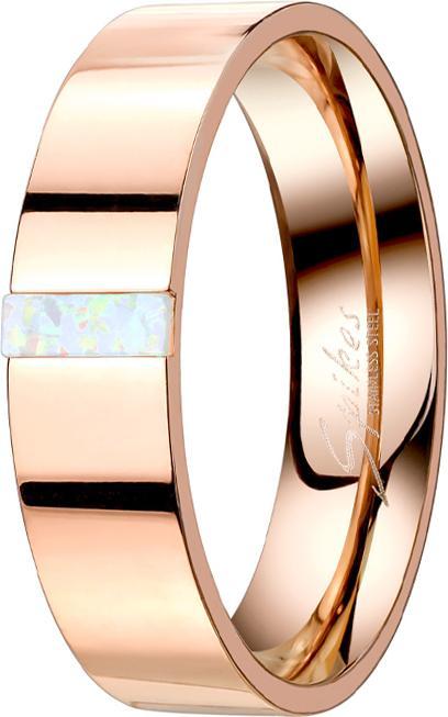 Immagine prodotto Star Piercing Anello in oro rosa con strisce di opale (67, 950 Platino)