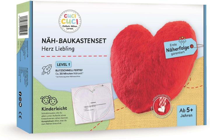 Image du produit Cuci Cuci Kit de couture coeur