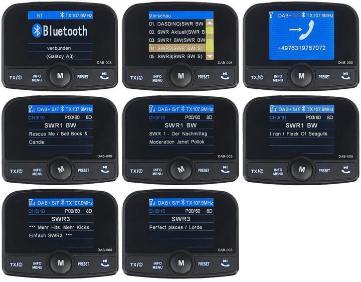 Actual product image Auvisio Car DAB+/DAB receiver