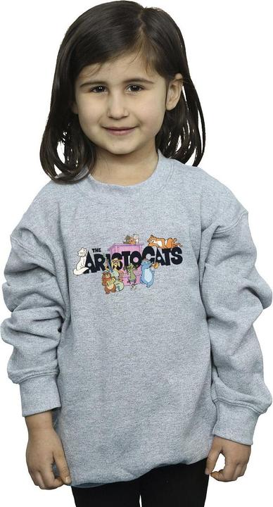 Actual product image Disney Girls The Aristocats Music Logo Sweatshirt (116)