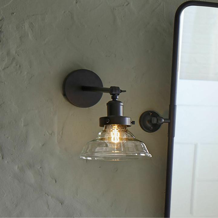 Image du produit Loberon Applique Manel noir/clair (E27)