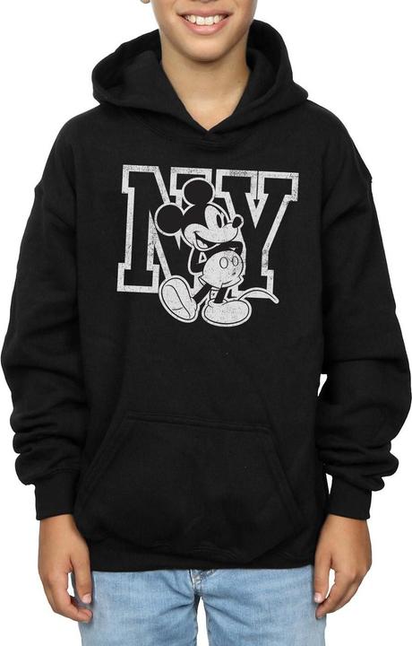 Immagine prodotto Disney Mickey Mouse NY Kicking Felpa con Cappuccio Ragazzi (116)