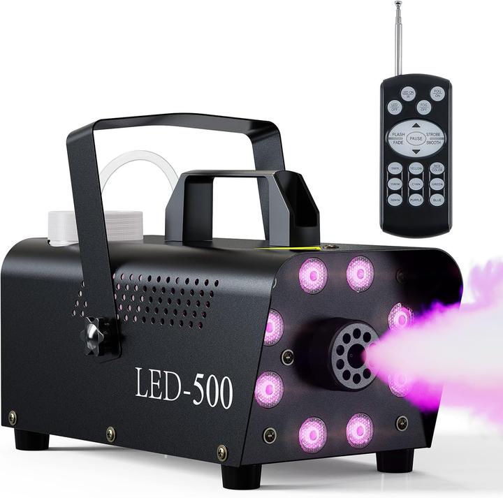 Image du produit Motorenbau Nebelmaschine mit LED & Fernbedienung