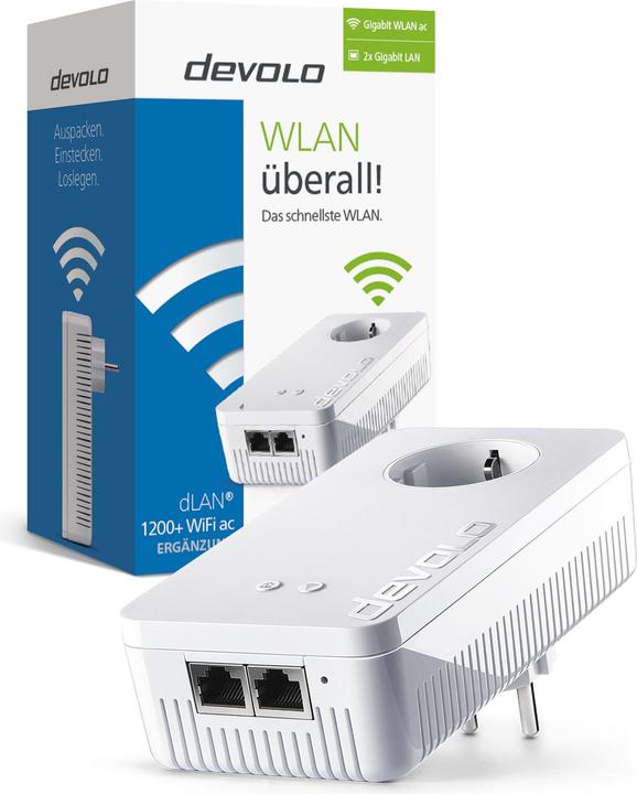 Productafbeelding Devolo dLAN 1200+ uitbreiding (300 Mbit/s)