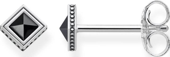 Thomas Sabo Stud Earrings Africa Black (One size, 925 Silver)