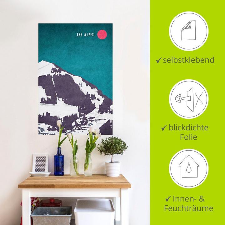 Produktbild Artland Die Alpen U3WL (60 x 90 cm)
