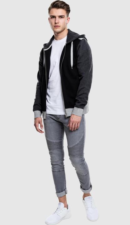 Produktbild Urban Classics 3- Tone Sweat Zip Hoody (S)