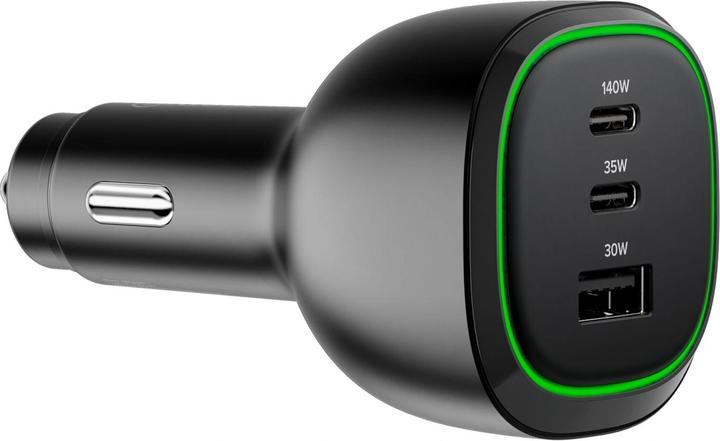 Actual product image Alogic Positioning device car 165W 2xUSB-C+1xUSB-A + 240W cable 1m